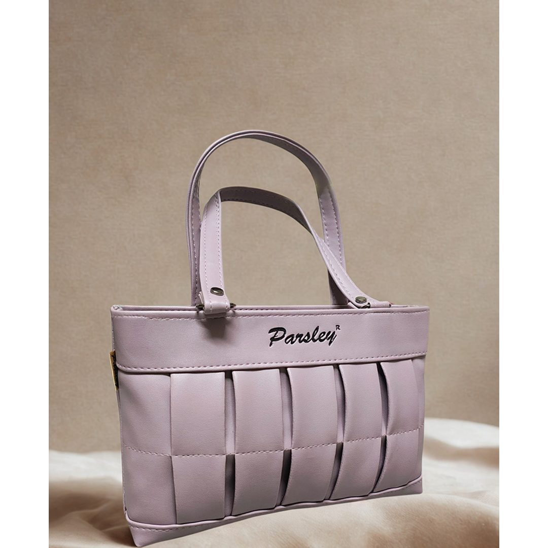 Elegant Woven Texture Hand Bag