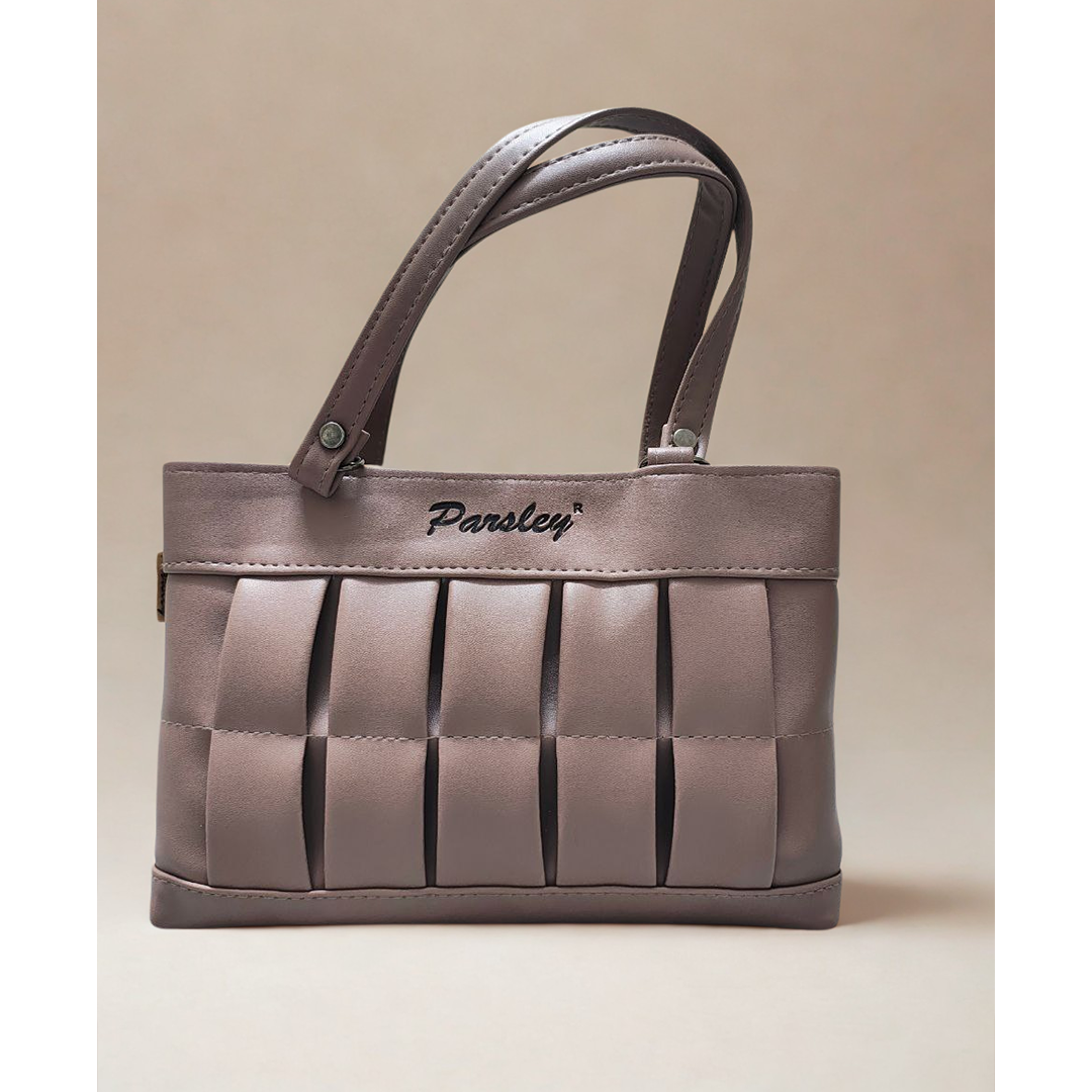 Elegant Woven Texture Hand Bag