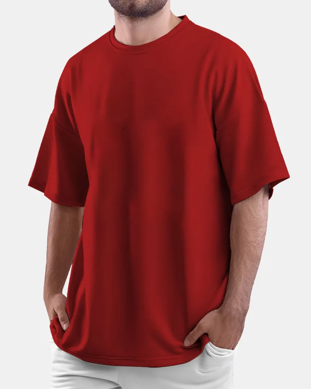 Unisex Red Oversize T-shirt