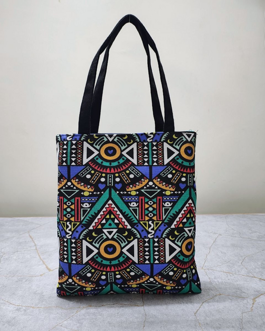 Modern Tribal Pattern Tote Bag