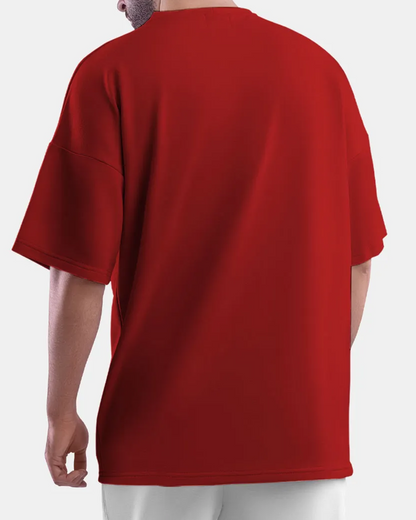 Unisex Red Oversize T-shirt