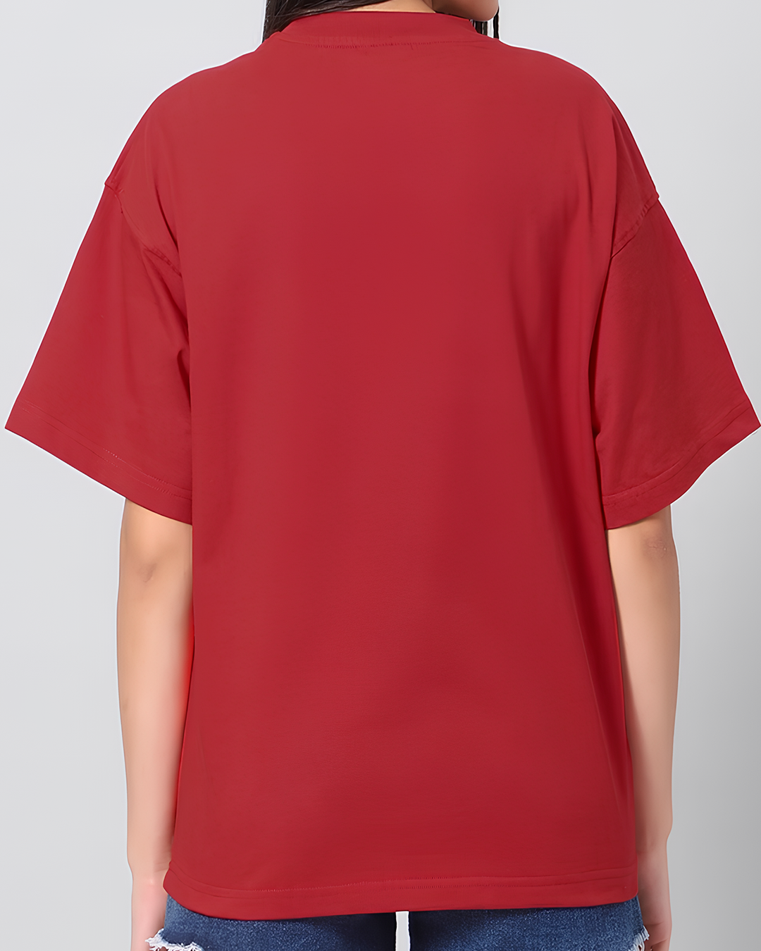 Unisex Red Oversize T-shirt