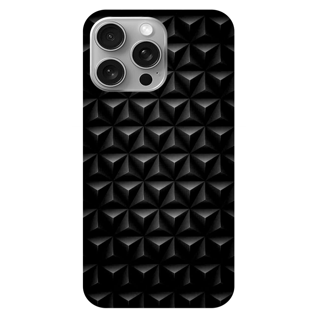 3D Black Pyramid Case