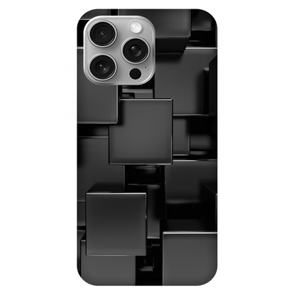 3D Black Square Art Case