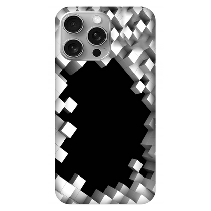 3D Black & White Block Case