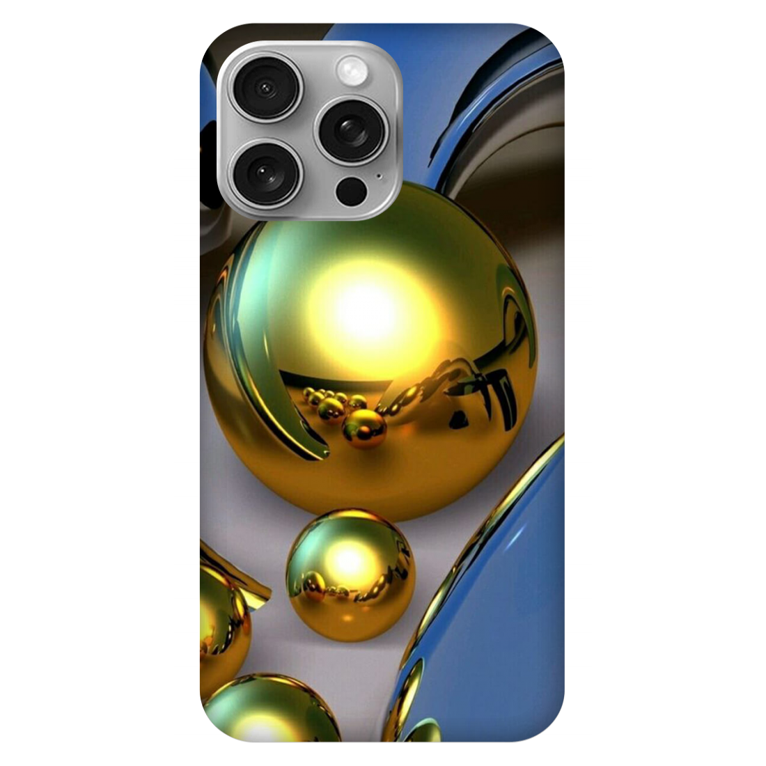 3D Gold Ball Case