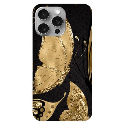 3D Gold Butterfly Case