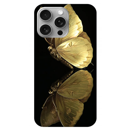 3D Golden Butterfly Case