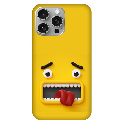 3D Yellow Shocking Face Case