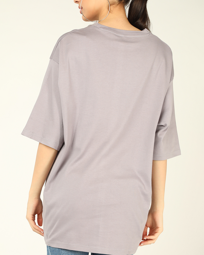 Unisex Grey Oversize T-shirt