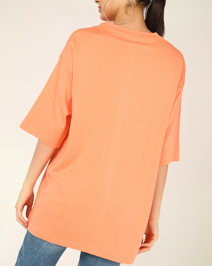 Unisex Orange Oversize T-shirt