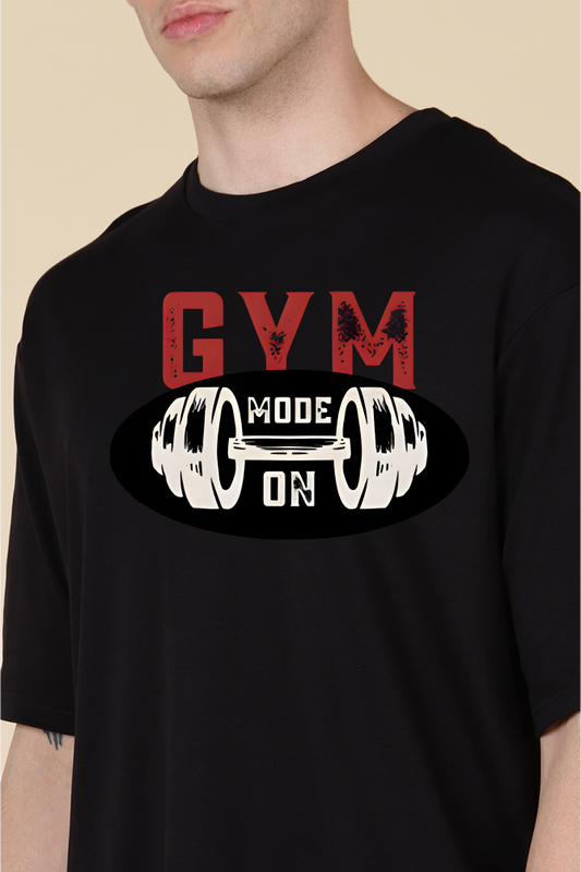 Gym Mood On Unisex Gym Oversize T-shirt