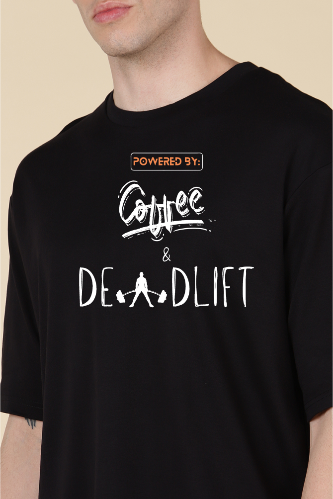 Coffee DeadLift Gym  Oversize T-shirt