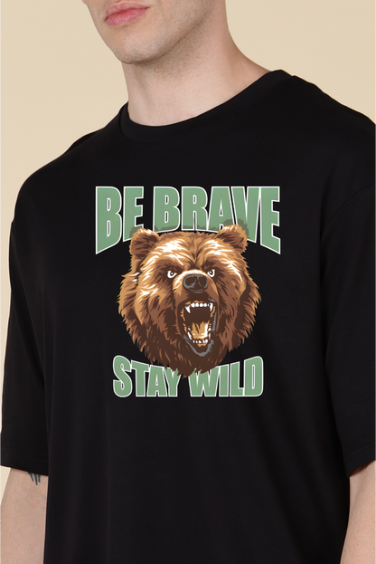 Be Brave Stay Wild Gym Oversize T-shirt