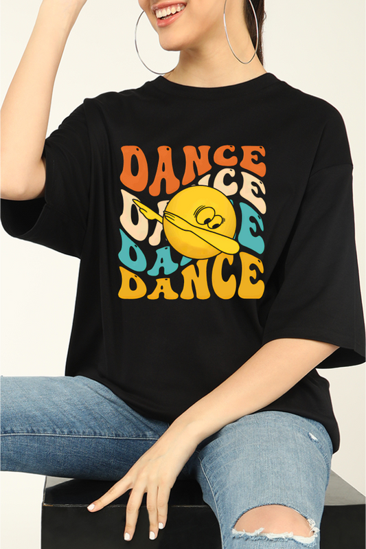 Dance Dance Dance Dance Oversize T-shirt