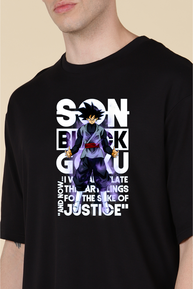 Son Black Goku Oversized T-shirts