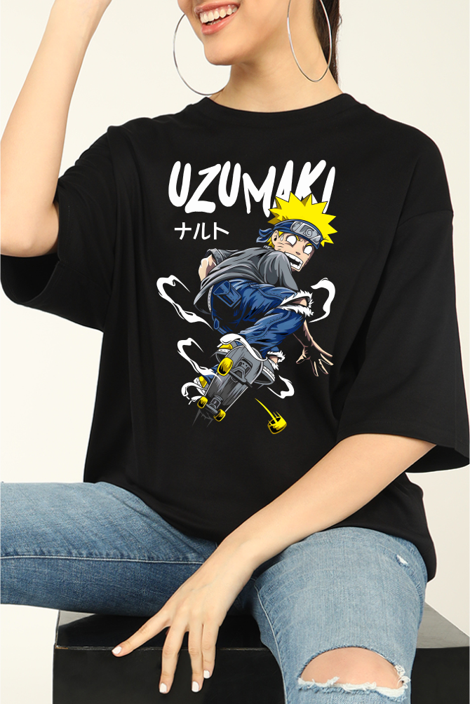 Sharingan Kakashi Oversized T-shirts