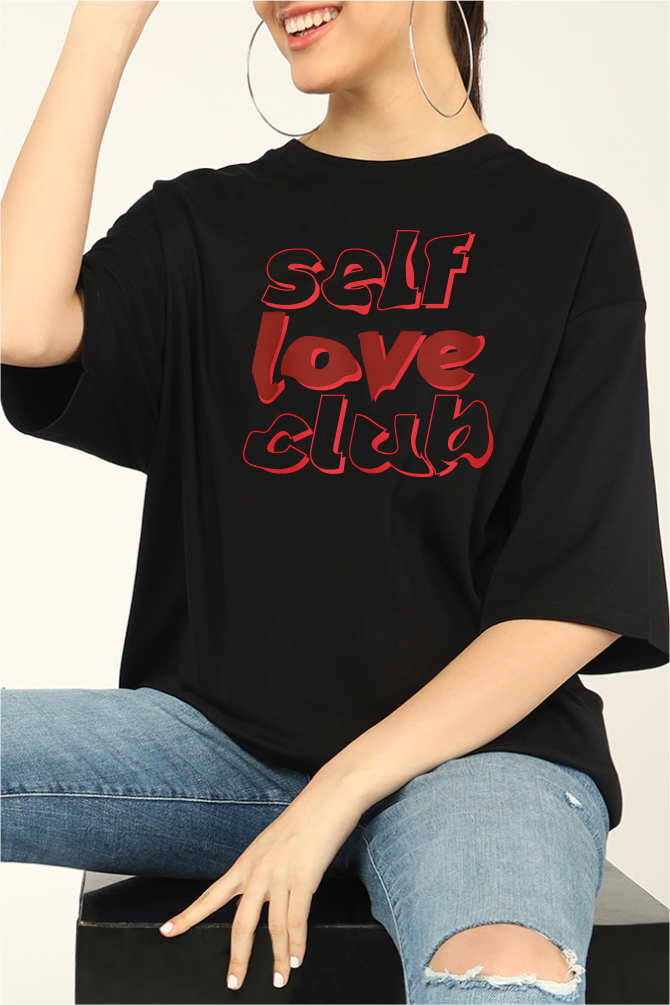 Self Love Club Oversized T-shirts