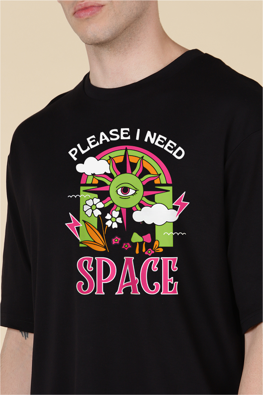 Please I Need Space Oversized T-shirts