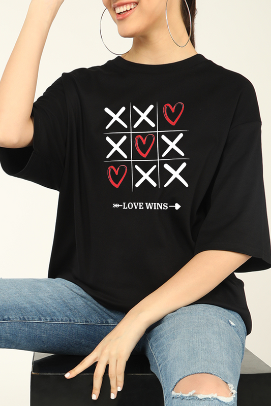 Love Wins Oversized T-shirts