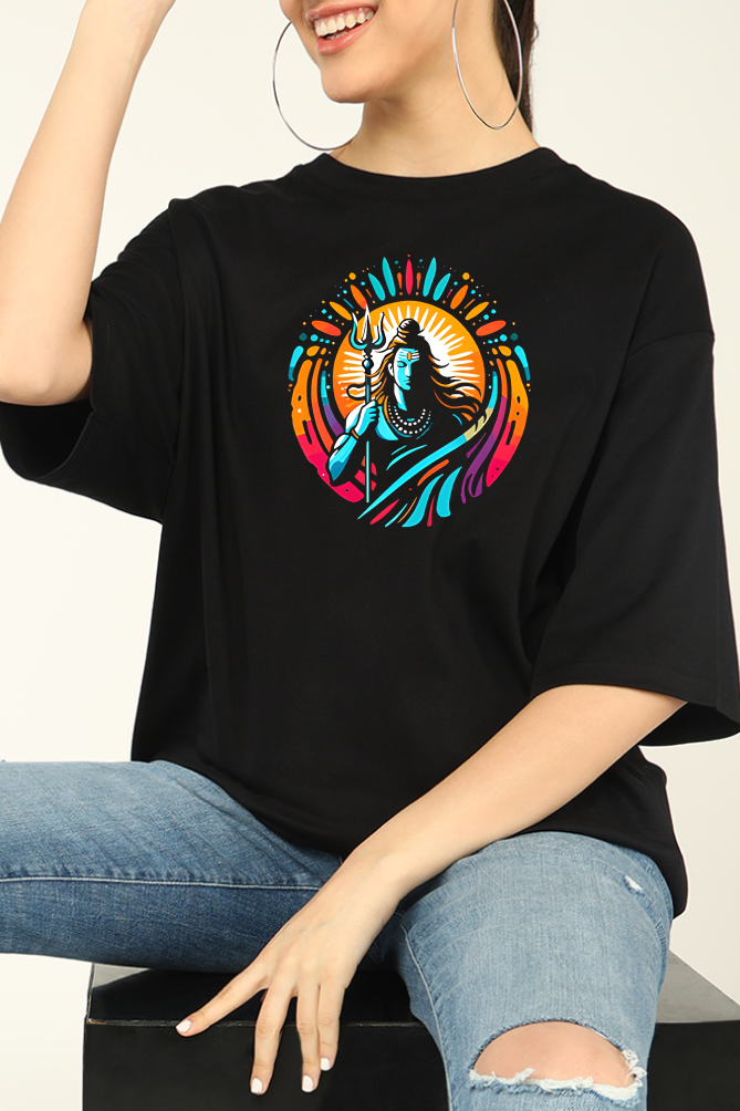 Lord Shiva Oversized T-shirts