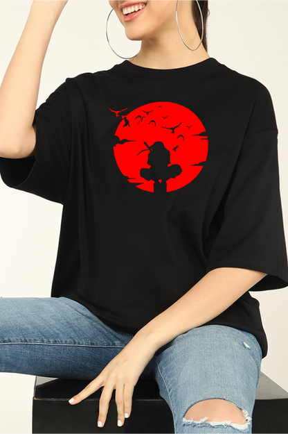 Itachi Under Moon Oversized T-shirts