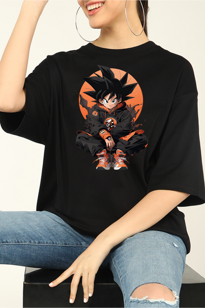 Son Goku Oversized T-shirts