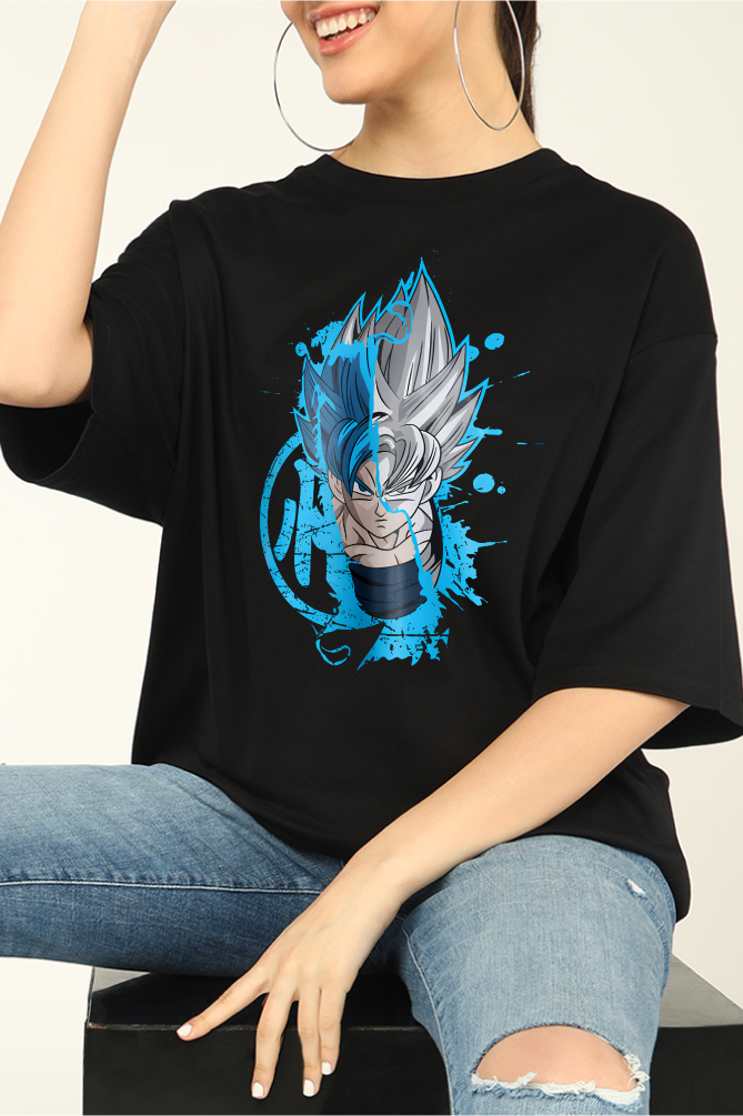 Goku Super Saiyan Blue Oversized T-shirts