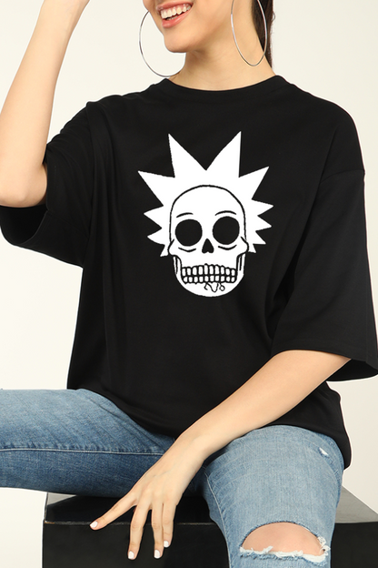 Rick and Morty Skillet Oversized T-shirts