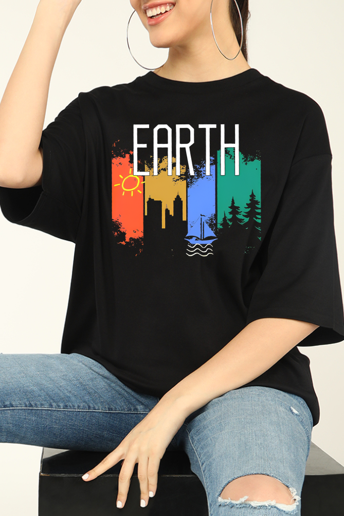 Earth Oversized T-shirts