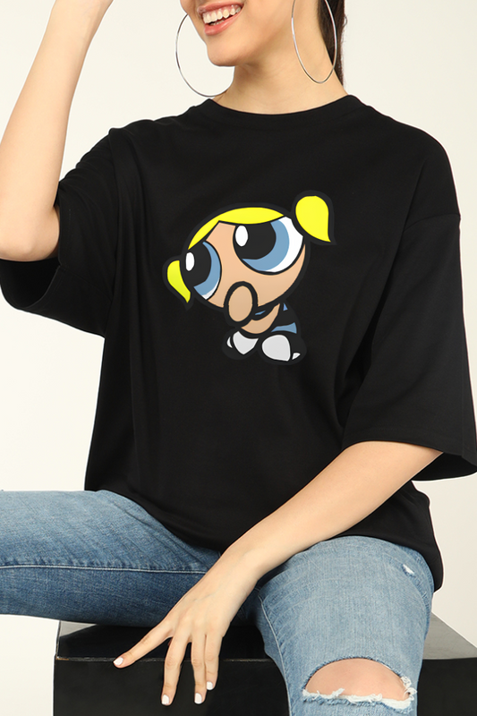 Bubble Powerpuff Girl Oversized T-shirt