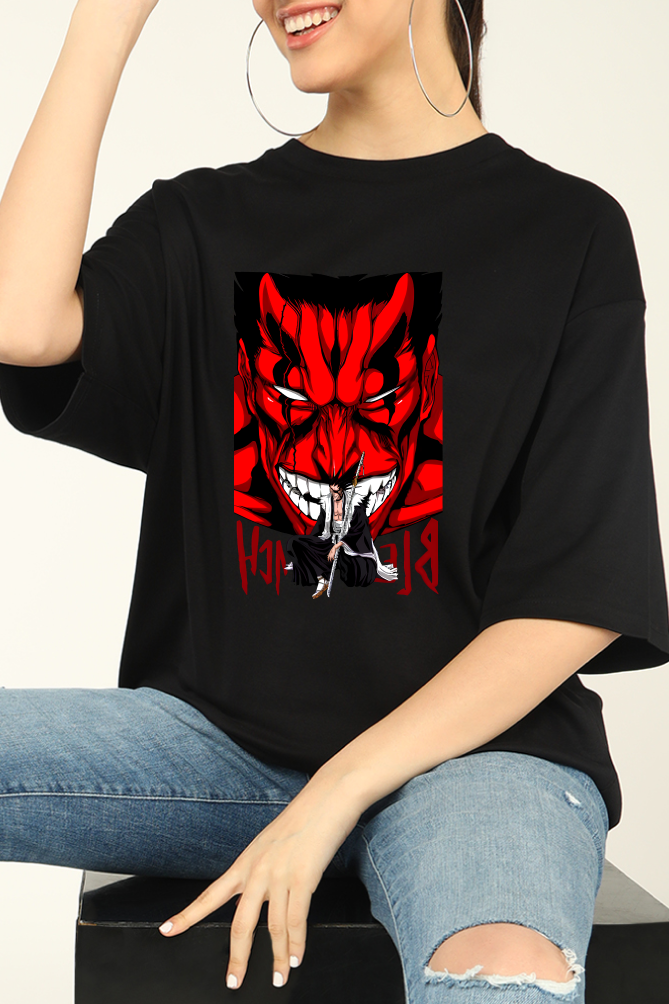 Posterfry Bleach Anime Oversized T-shirt