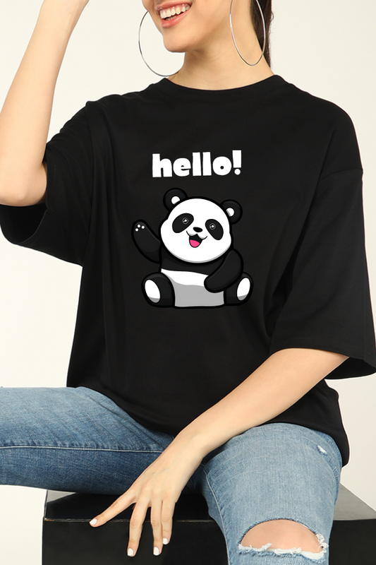 Hello Panda Oversized T-shirt