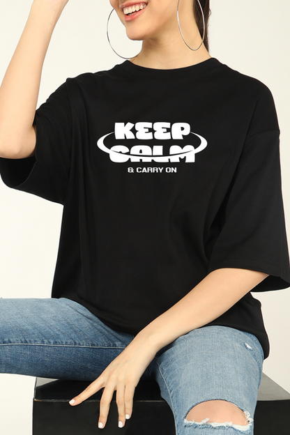 Keep Calm & Carry On Oversized T-shirt