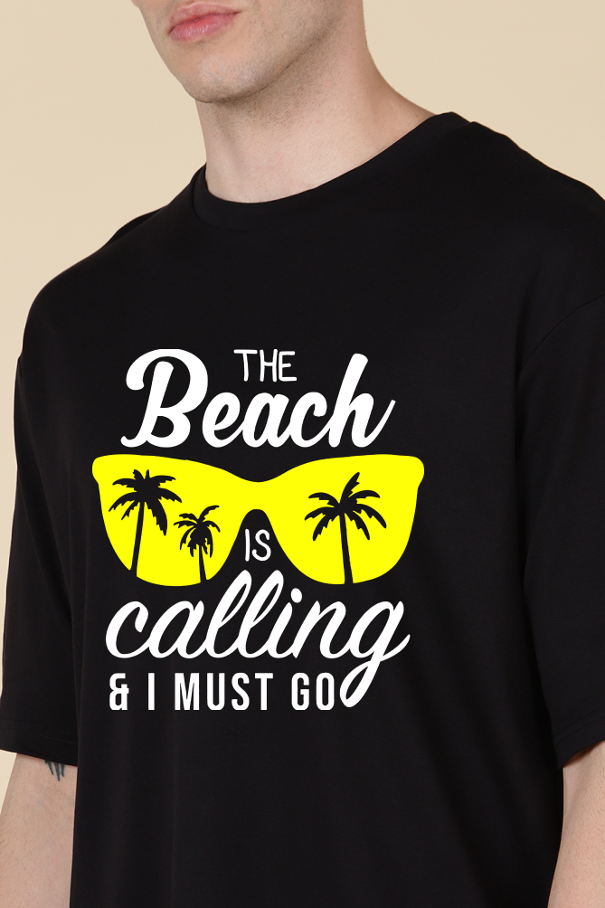 Beach Calling Oversized T-shirt