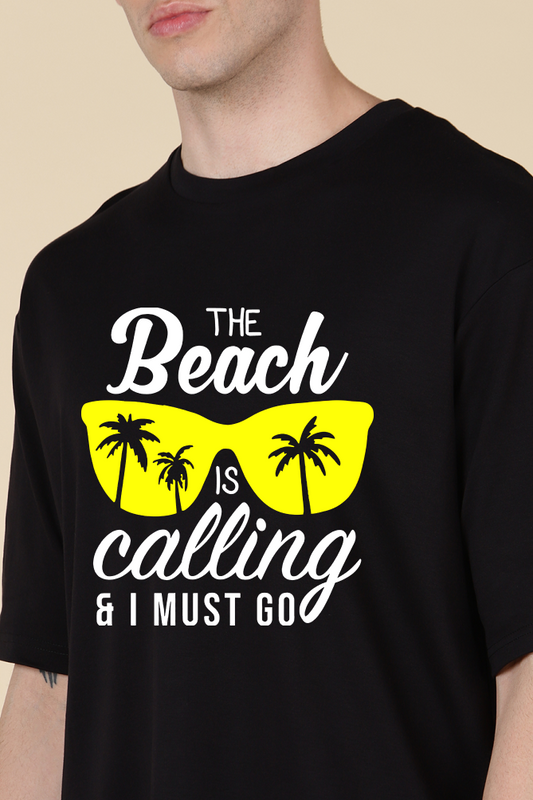 Beach Calling Oversized T-shirt