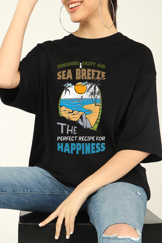 Recipe Of Happiness Oversized T-shirt