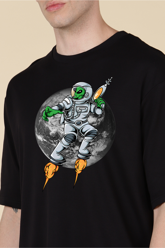 Alien Astronaut  Oversized T-shirts