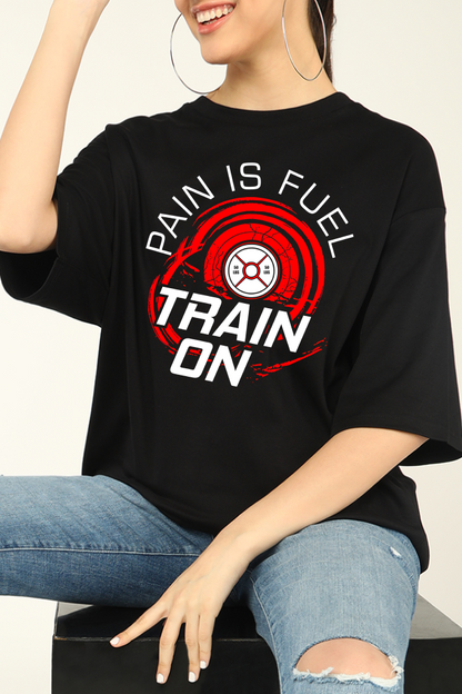 Train On Oversized T-shirts