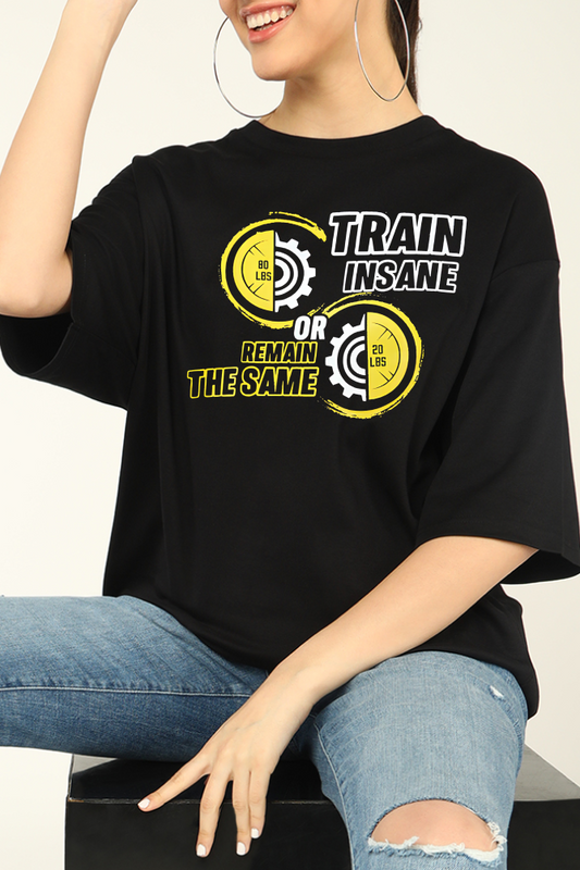 Train Insane Oversized T-shirts