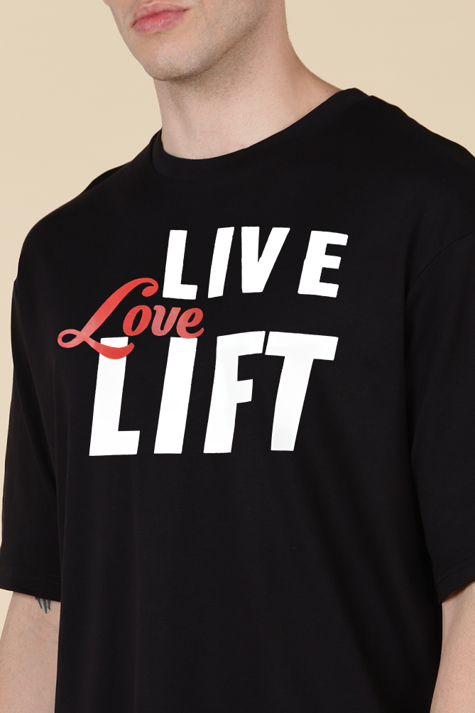 Live Love Lift Oversized T-shirts