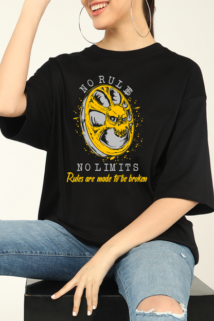 No Rules No Limits Oversized T-shirts