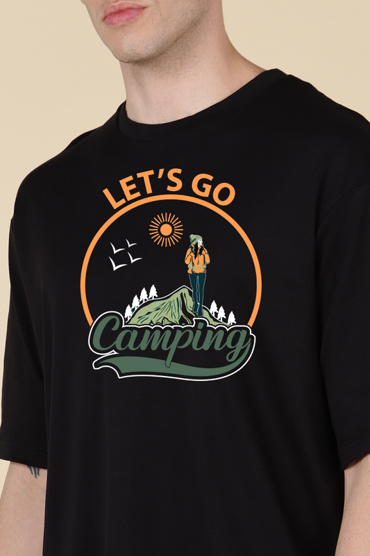 Let’s Go Camping  Oversized T-shirts