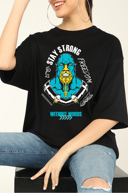 Stay Strong Freedom Oversized T-shirts