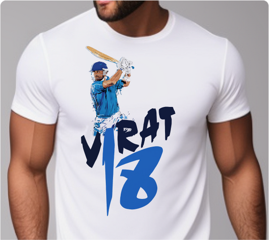 Unisex Virat 18 IPL T-shirt