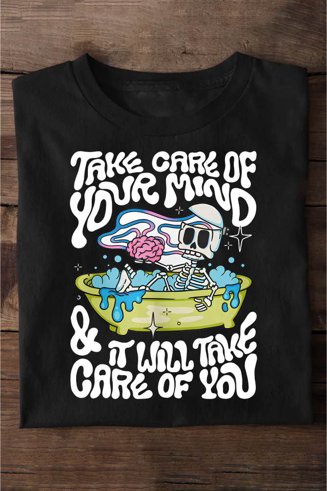 Take Care of Your Mind Oversized T-shirts