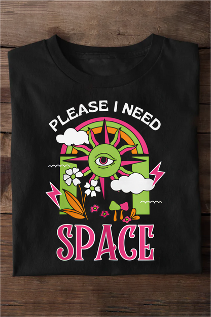 Please I Need Space Oversized T-shirts