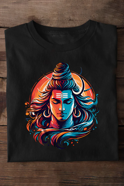 Lord Shiva Art Oversized T-shirts