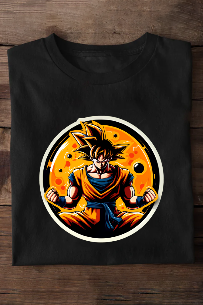 Goku Power Oversized T-shirts