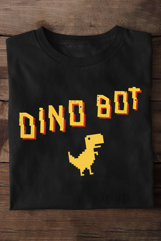 Dino Bot Oversized T-shirts